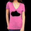 Tultex 214 - Ladies' Slim Fit Fine Jersey V-Neck Thumbnail