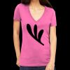 Tultex 214 - Ladies' Slim Fit Fine Jersey V-Neck Thumbnail