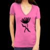 Tultex 214 - Ladies' Slim Fit Fine Jersey V-Neck Thumbnail