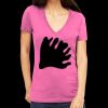 Tultex 214 - Ladies' Slim Fit Fine Jersey V-Neck Thumbnail