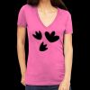 Tultex 214 - Ladies' Slim Fit Fine Jersey V-Neck Thumbnail