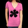Tultex 214 - Ladies' Slim Fit Fine Jersey V-Neck Thumbnail