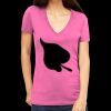 Tultex 214 - Ladies' Slim Fit Fine Jersey V-Neck Thumbnail