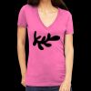 Tultex 214 - Ladies' Slim Fit Fine Jersey V-Neck Thumbnail