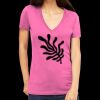 Tultex 214 - Ladies' Slim Fit Fine Jersey V-Neck Thumbnail