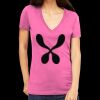 Tultex 214 - Ladies' Slim Fit Fine Jersey V-Neck Thumbnail