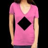 Tultex 214 - Ladies' Slim Fit Fine Jersey V-Neck Thumbnail