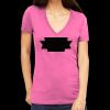 Tultex 214 - Ladies' Slim Fit Fine Jersey V-Neck Thumbnail
