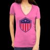 Tultex 214 - Ladies' Slim Fit Fine Jersey V-Neck Thumbnail