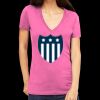 Tultex 214 - Ladies' Slim Fit Fine Jersey V-Neck Thumbnail