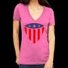 Tultex 214 - Ladies' Slim Fit Fine Jersey V-Neck Thumbnail