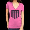 Tultex 214 - Ladies' Slim Fit Fine Jersey V-Neck Thumbnail