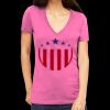 Tultex 214 - Ladies' Slim Fit Fine Jersey V-Neck Thumbnail