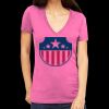 Tultex 214 - Ladies' Slim Fit Fine Jersey V-Neck Thumbnail