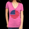 Tultex 214 - Ladies' Slim Fit Fine Jersey V-Neck Thumbnail