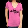 Tultex 214 - Ladies' Slim Fit Fine Jersey V-Neck Thumbnail