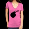 Tultex 214 - Ladies' Slim Fit Fine Jersey V-Neck Thumbnail