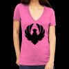 Tultex 214 - Ladies' Slim Fit Fine Jersey V-Neck Thumbnail