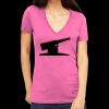 Tultex 214 - Ladies' Slim Fit Fine Jersey V-Neck Thumbnail