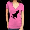 Tultex 214 - Ladies' Slim Fit Fine Jersey V-Neck Thumbnail