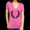 Tultex 214 - Ladies' Slim Fit Fine Jersey V-Neck Thumbnail