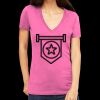 Tultex 214 - Ladies' Slim Fit Fine Jersey V-Neck Thumbnail