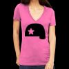 Tultex 214 - Ladies' Slim Fit Fine Jersey V-Neck Thumbnail