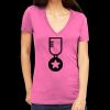 Tultex 214 - Ladies' Slim Fit Fine Jersey V-Neck Thumbnail