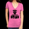 Tultex 214 - Ladies' Slim Fit Fine Jersey V-Neck Thumbnail