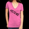Tultex 214 - Ladies' Slim Fit Fine Jersey V-Neck Thumbnail