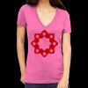 Tultex 214 - Ladies' Slim Fit Fine Jersey V-Neck Thumbnail