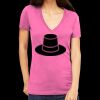 Tultex 214 - Ladies' Slim Fit Fine Jersey V-Neck Thumbnail