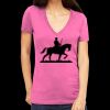 Tultex 214 - Ladies' Slim Fit Fine Jersey V-Neck Thumbnail
