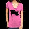 Tultex 214 - Ladies' Slim Fit Fine Jersey V-Neck Thumbnail