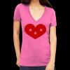Tultex 214 - Ladies' Slim Fit Fine Jersey V-Neck Thumbnail