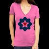 Tultex 214 - Ladies' Slim Fit Fine Jersey V-Neck Thumbnail