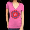 Tultex 214 - Ladies' Slim Fit Fine Jersey V-Neck Thumbnail