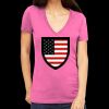 Tultex 214 - Ladies' Slim Fit Fine Jersey V-Neck Thumbnail