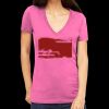 Tultex 214 - Ladies' Slim Fit Fine Jersey V-Neck Thumbnail