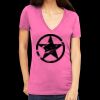 Tultex 214 - Ladies' Slim Fit Fine Jersey V-Neck Thumbnail