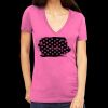 Tultex 214 - Ladies' Slim Fit Fine Jersey V-Neck Thumbnail