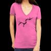 Tultex 214 - Ladies' Slim Fit Fine Jersey V-Neck Thumbnail