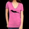 Tultex 214 - Ladies' Slim Fit Fine Jersey V-Neck Thumbnail