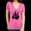 Tultex 214 - Ladies' Slim Fit Fine Jersey V-Neck Thumbnail