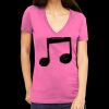 Tultex 214 - Ladies' Slim Fit Fine Jersey V-Neck Thumbnail