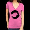 Tultex 214 - Ladies' Slim Fit Fine Jersey V-Neck Thumbnail