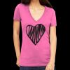 Tultex 214 - Ladies' Slim Fit Fine Jersey V-Neck Thumbnail