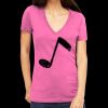 Tultex 214 - Ladies' Slim Fit Fine Jersey V-Neck Thumbnail