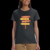 Gildan 100% Cotton Ladies T-Shirt Thumbnail